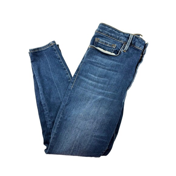 Frame Denim Le One Skinny Crop Jeans Women Dark Blue Wash Denim Size 2 - Picture 7 of 7